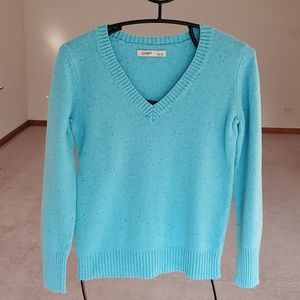 Old Navy * V neck sweater, light blue/aqua